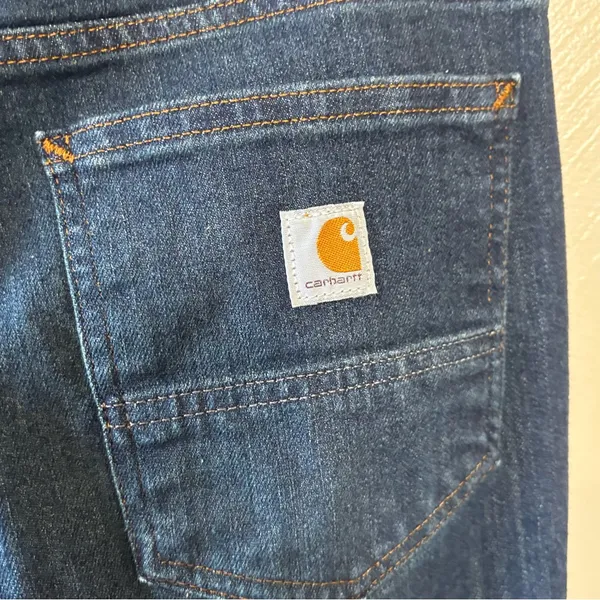 Carhartt Women’s Jeans Slim Fit Dark Wash Cotton Blend Size‎ 6 Short - Image 6