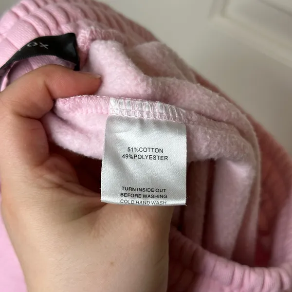 White Fox Baby Pink Volume 3.5 Leisure Sweatpants Sz S - Image 10
