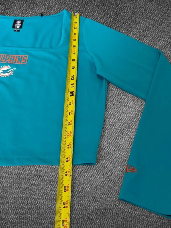 NFL Team Apparel Miami Dolphins Women’s XL Crop Top - Image 6