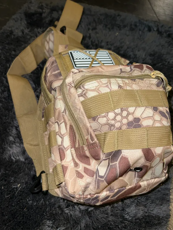 Shoulder Bag Sling (khaki) Gold - Image 3
