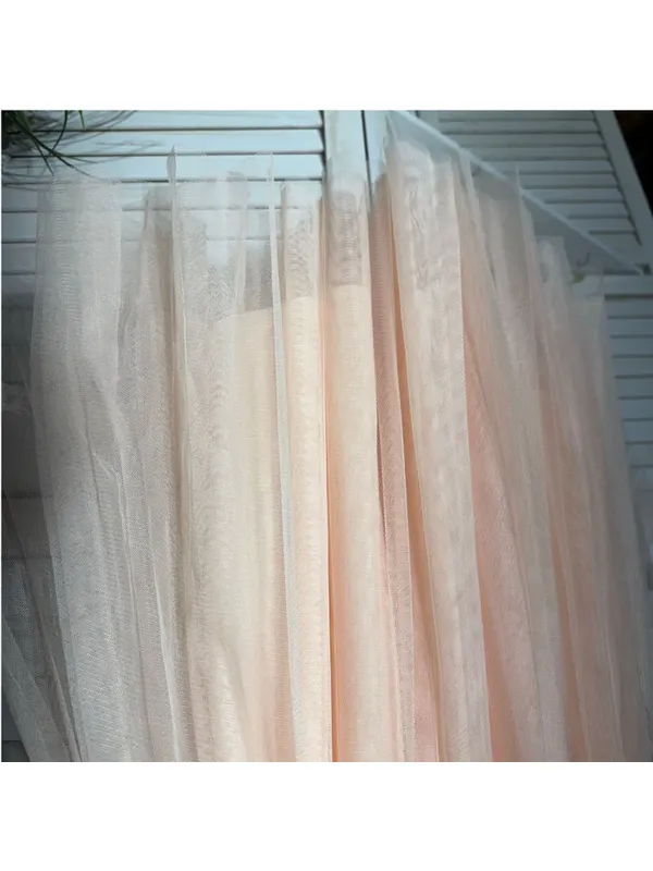 NWOT Charlotte Russe peach chiffon mesh skirt elastic waist fairy whimsical XS - Image 6
