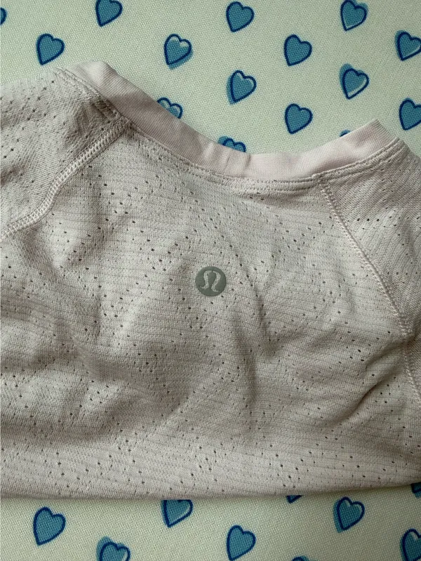 Lululemon Cropped Swiftly Tech light pink  - Image 3