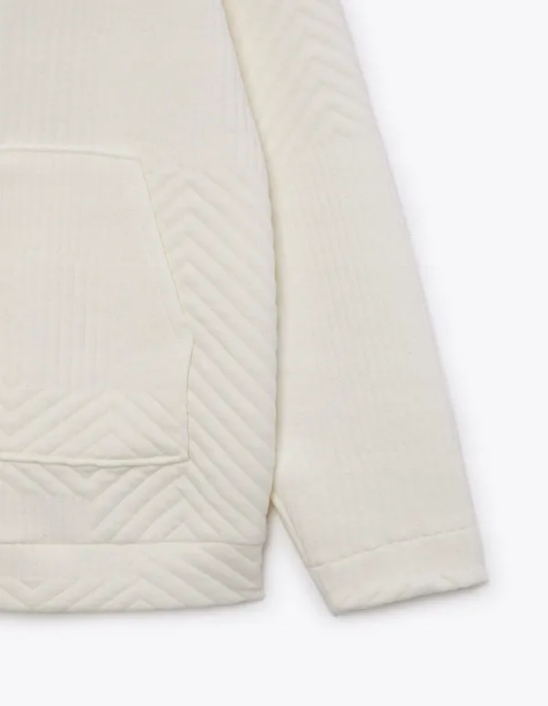 jacket coat bomber overcoat cream ribbed casual fall lightweight - Image 6