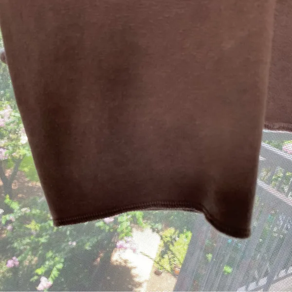 Jersey"I Left My Boat In Cape Cod" Brown Grunge Graphic Hoodie Fall Top XXL EUC - Image 6