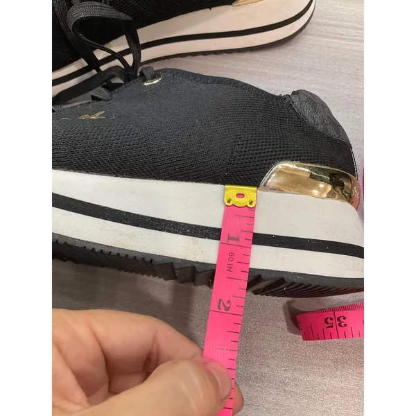 MICHAEL MICHAEL KORS MONIQUE KNIT TRAINERS Black Size 8 - Image 10
