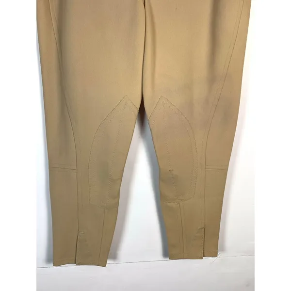 Equestrian Correct Women’s Breeches Size 6 Beige Knee Patch Stretch Pants - Image 8
