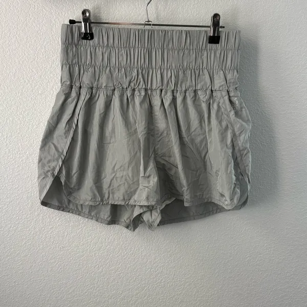 Free People The Way Home Shorts in Arctic Mist Gray Medium - Image 2