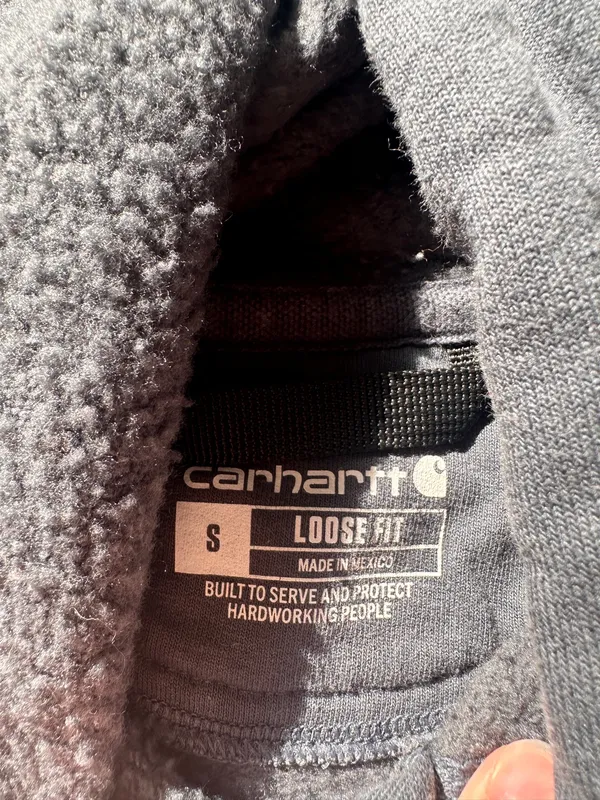 Grayish Blue Carhartt Hoodie - Image 2
