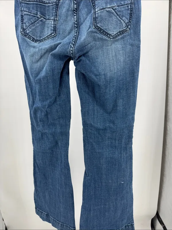 Rock & Roll Cowgirl boot cut Leg Indigo Jeans western rodeo 30x36 country casual - Image 4