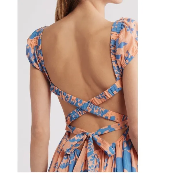 Free People Ultraviolet Maxi‎ Dress, Size Small, Pale Pink/Blue NWT - Image 5
