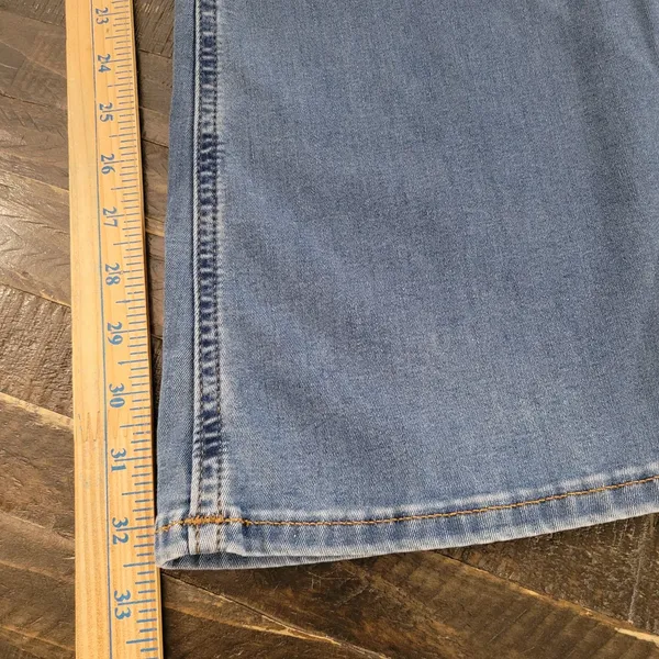 Free People We The Free Penny Pull On Flare Jeans Women's 28 Bell Bottom - Image 7