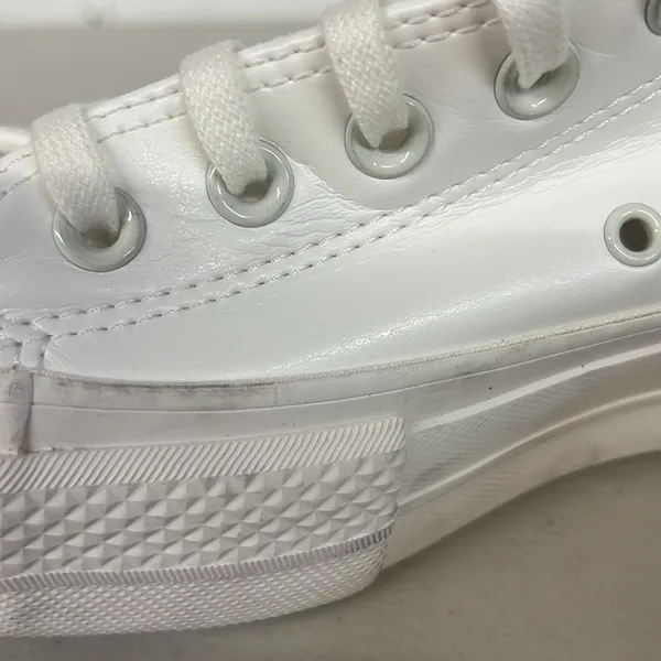 Converse sz8.5 all white CT ox lift platform sneaker 564429c solid shoe - Image 7
