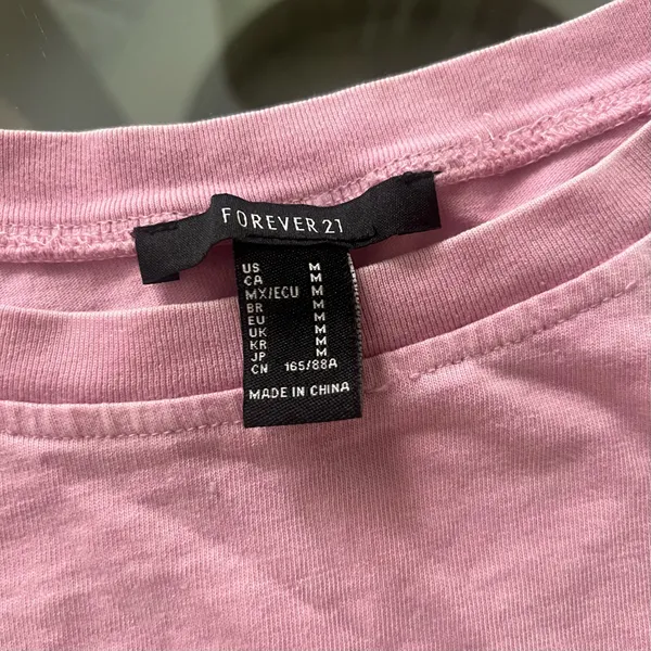 Forever 21 Pink Self Love Short Sleeve Tee - Image 3