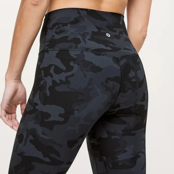 Lululemon Align Pant II 25” Incognito Camo Multi Gray Black Leggings 4 - Image 9