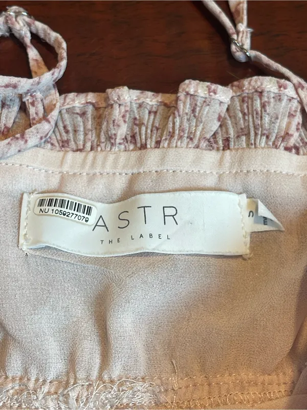 ASTR The Label Harriet Tiered Midi Dress Cottagecore Fairy High Slit Dress Sz S - Image 9