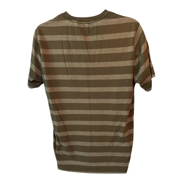 Old Navy Men Striped Short Sleeve Core Crew T Shirt Size Large Olive Stripe - Image 3