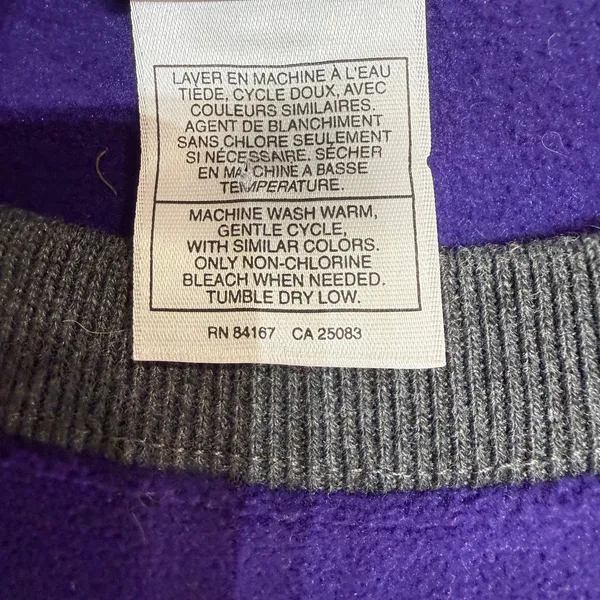 Disney Store Exclusive Purple Eeyore Vintage Fleece Sweatshirt Sz M - Image 6