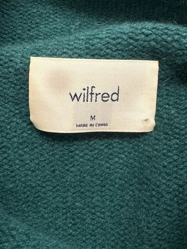 Aritzia Wilfred Mock Neck Emerald Green Sweater Women’s Medium - Image 2