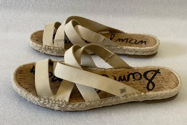 Sam Edelman Averie Suede Espadrille Sandals Tan size 9 - Image 5