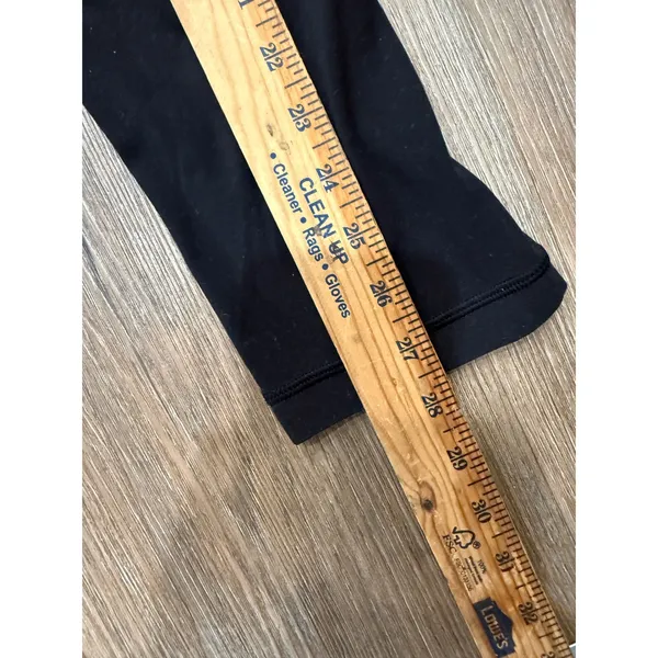 Lululemon Align High-Rise Crop 21 Leggings Black Size 4 Nulu‎ Yoga Pants - Image 4