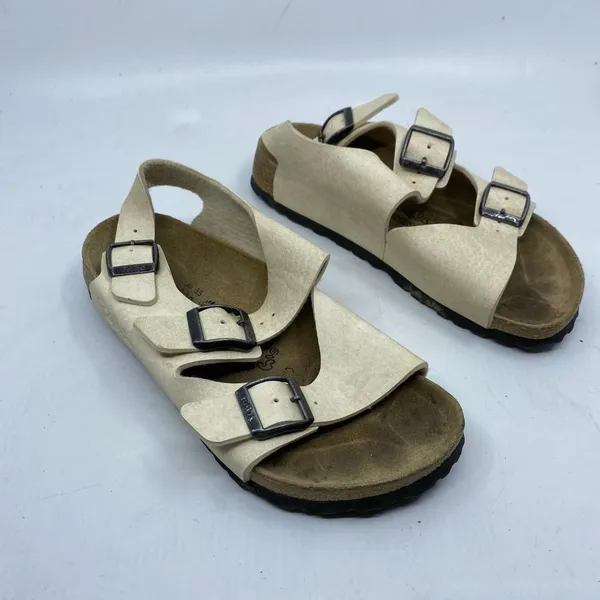 Unisex Birkenstock Alpro White Sandals Sz: EU 36 - Image 5