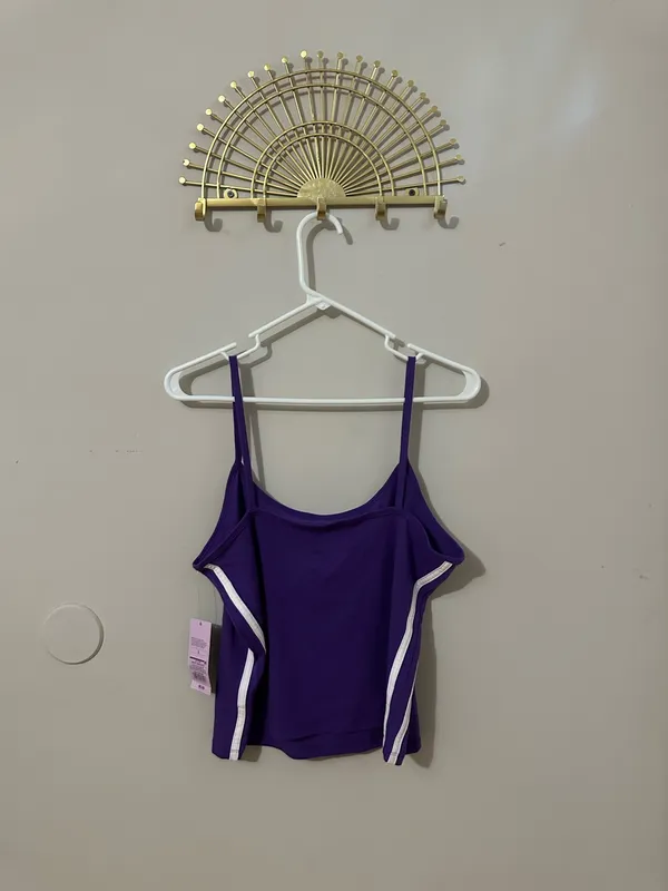 Wild Fable Purple Football Tank Top - Image 2