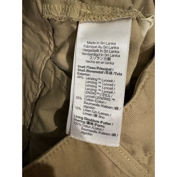 Madewell The Harlow Wide Leg Pant Women’s 00 Seed Khaki Tan NG521 - Image 5