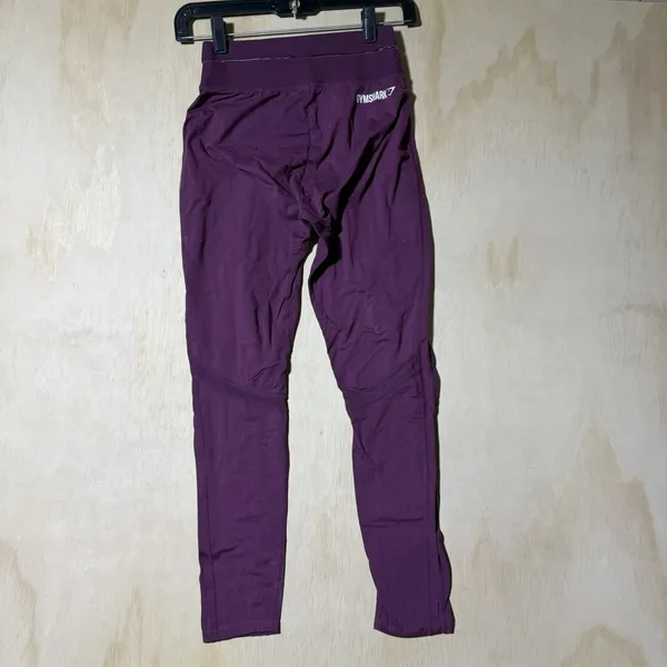 Gymshark Training Mesh Pocket Leggings Womens S Purple High Rise Workout Yoga - Image 7