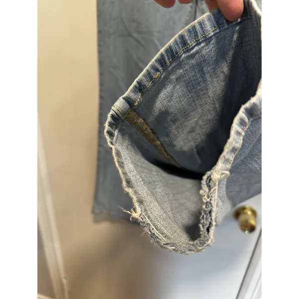 VTG Y2k Levi's 550 Jeans Women 18M Light Wash Relaxed Bootcut Grunge Streetwear - Image 9