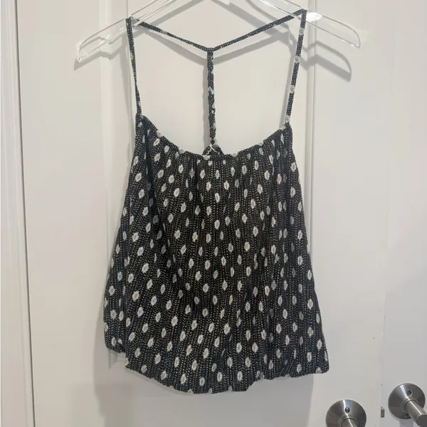 ANTHROPOLOGIE Morris Plisse‎ Top size Large - Image 3