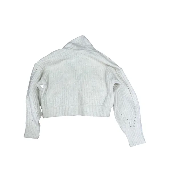 We The Free Free People Ivory Ribbed Toggle Shawl Collar Cardigan Sweater XS - Image 2