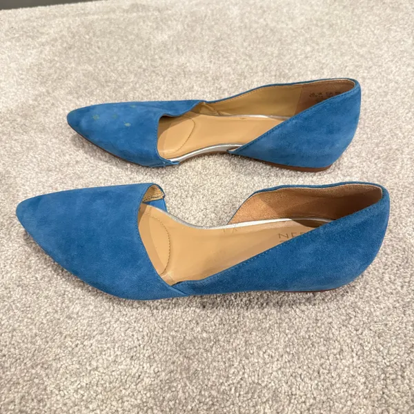 Naturalizer Blue Suede Flats - Image 2