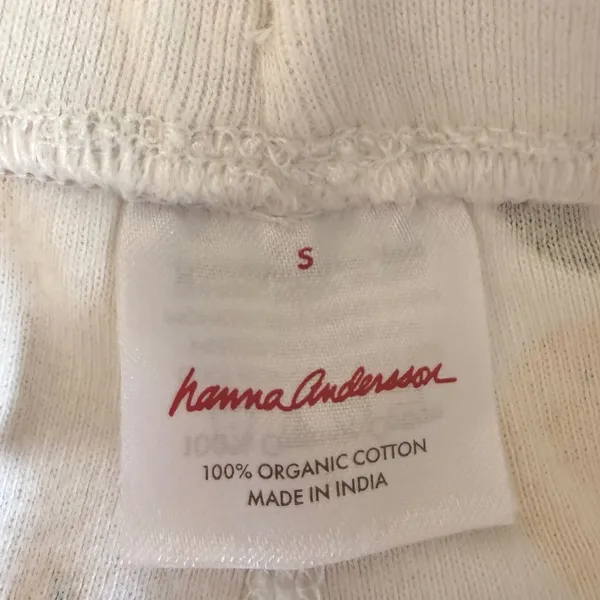 Hanna Andersson Womens Lemon Print‎ Organic Cotton Pajama Jogger Pants Small - Image 6