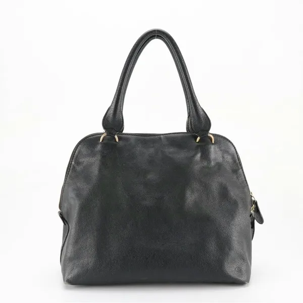 Chloe Black Leather "Elsie" Bowler Style Bag - Image 3