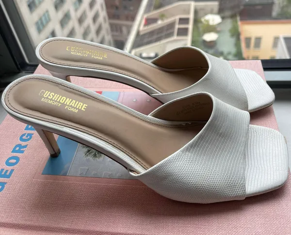 Nordstrom White Heels - Image 4