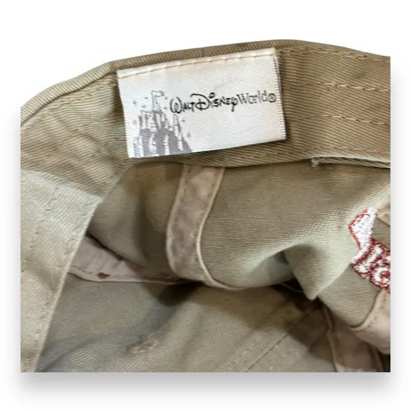 Walt Disney World Mickey Mouse Disney Parks Khaki‎ Cap Hat Adjustable - Image 6
