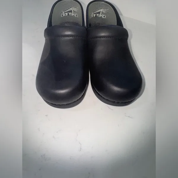Dansko Black Slip-On Clogs - Image 8