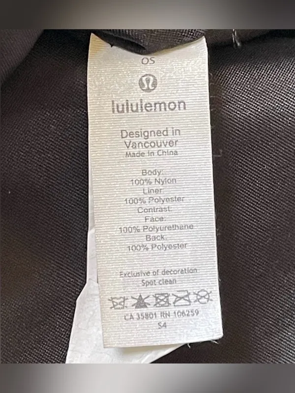 Lululemon All Night Festival Bag Large in Black Vol 10L Athleisure Minimalist - Image 13