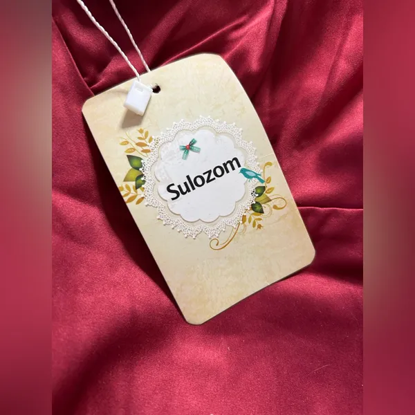 NEW V Neck Satin Sleeveless Formal Cocktail Prom Wedding Maxi Dress XL - Image 3