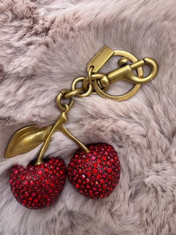 Coach cherry bag charm - Image 7