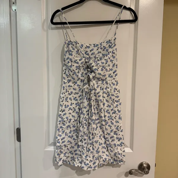 altar’d state floral tie back mini dress - Image 2