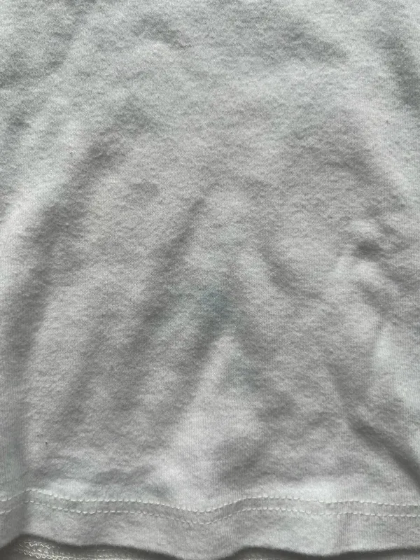 Altar'd State white baby tee size L small stain on bottom - Image 3