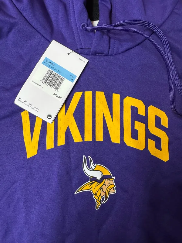 Nike Women’s Therma-Fit Minnesota Vikings Hoodie - Image 2