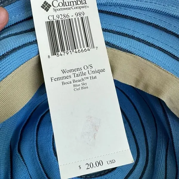 Columbia Boca Beach Hat Blue sky NWT O/S - Image 5