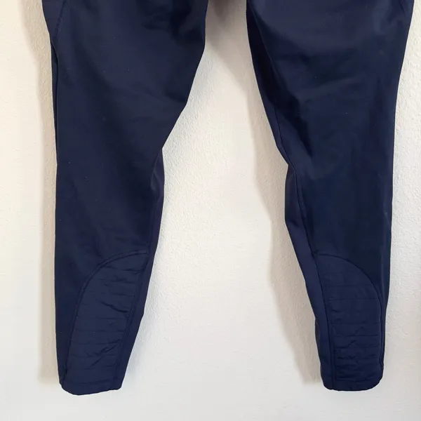 Athleta Peak Hybrid Fleece Tight Leggings Womens Large Navy Blue Outdoor Camping - Image 6