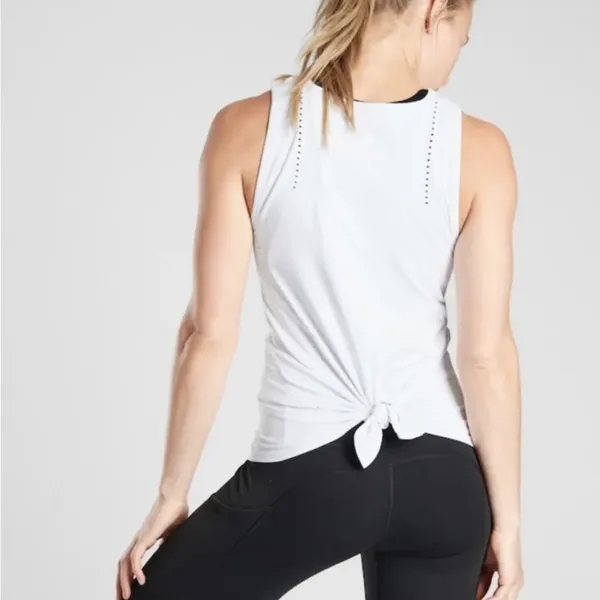 Athleta White Foothill Seamless Tank - Image 3