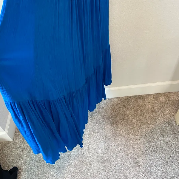 Free People Royal Blue Mosaic Maxi Dress Size XS - Image 10