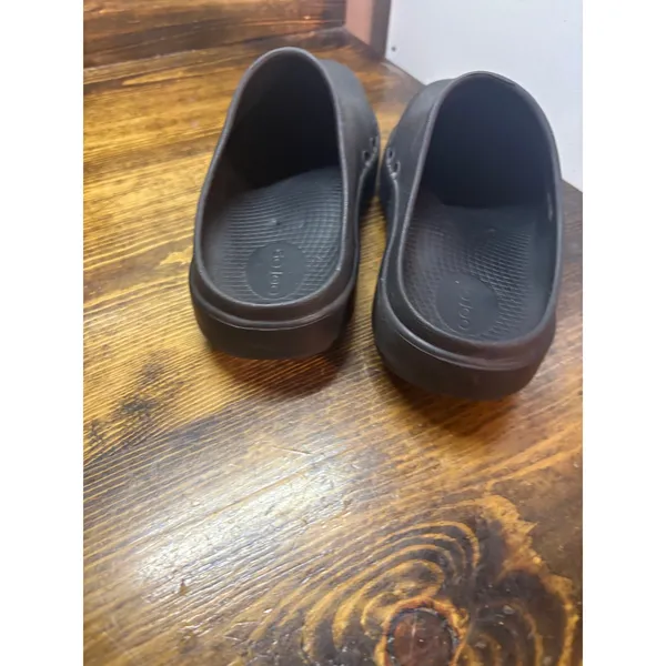 Oofos‎ Black Clogs Size Women 6 - Image 7