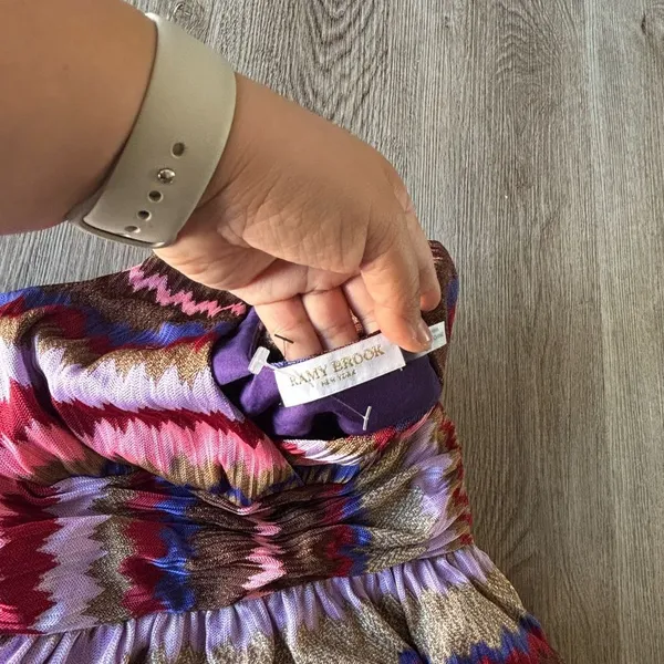 Ramy Brook Laura Zig Zag Tiered Minidress - Image 13