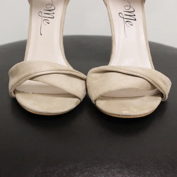 Nude So Me Strap Heels 8.5 4” Heels - Image 4